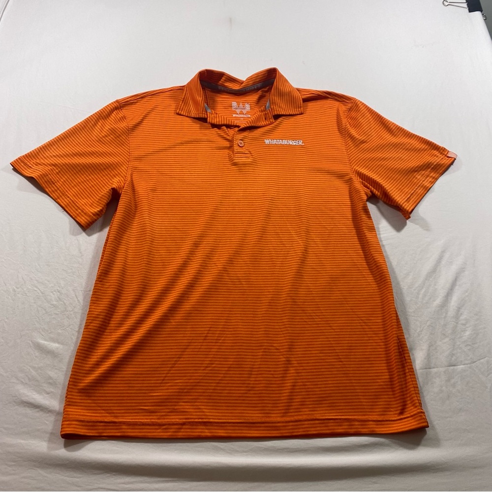 Whataburger shirt Vibrant Orange Polo Shirt Short-Sleeve Classic Medium Unisex